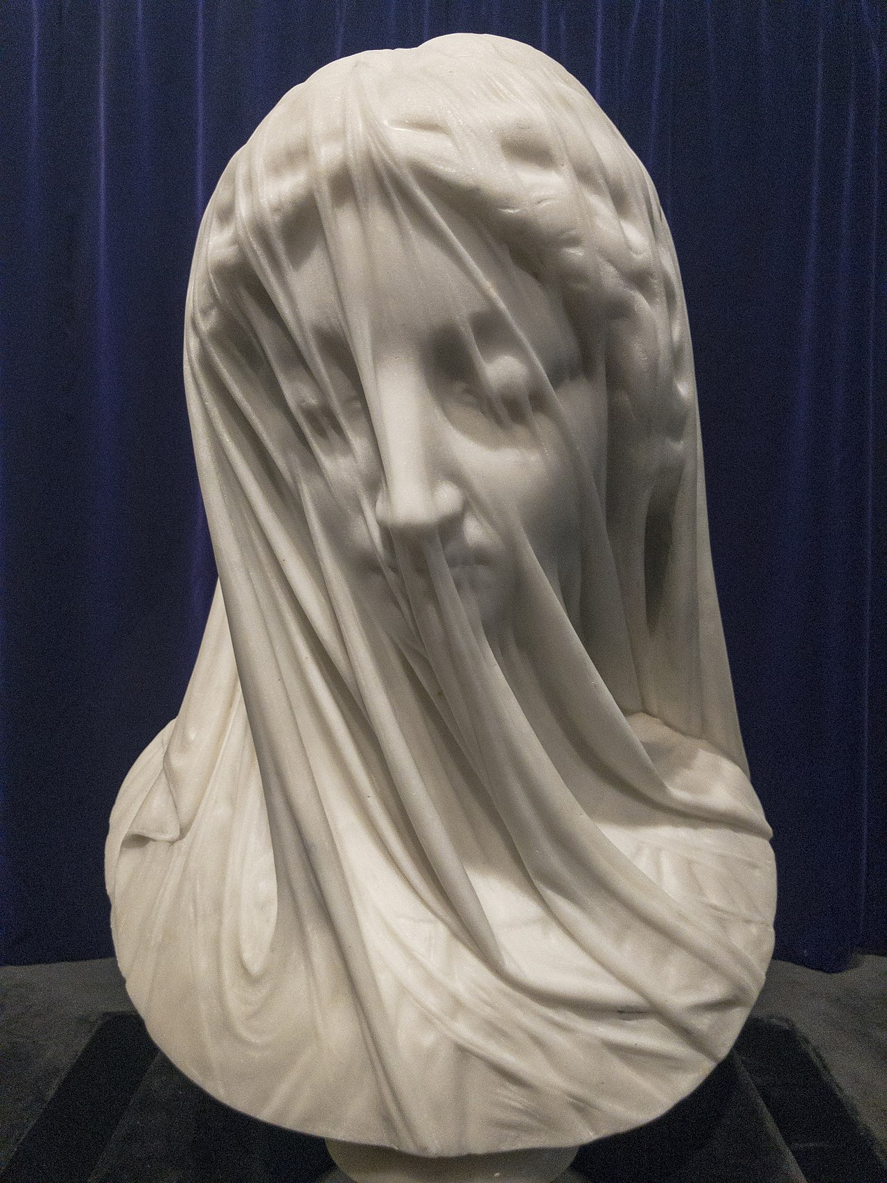 La Vierge Voilee De Giovanni Strazza « La Vergine Velata » – Musée du Marbre