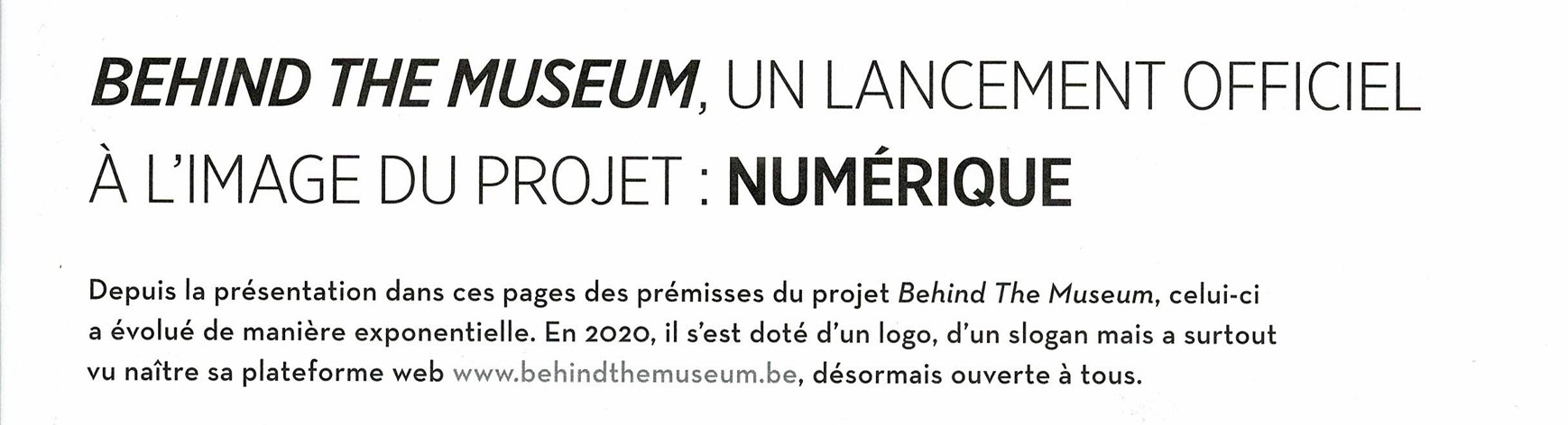 Behind The Museum